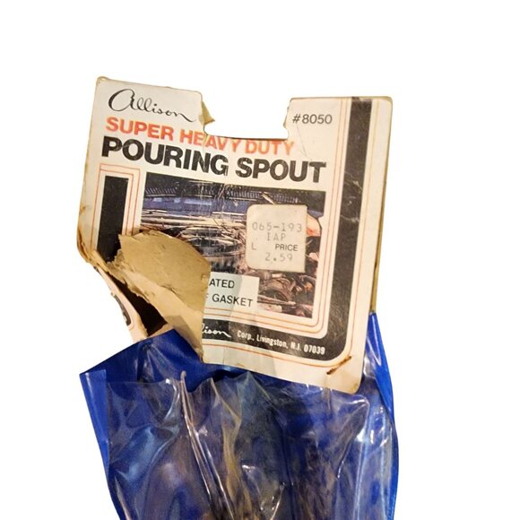 Allison Vintage Metal Super Heavy Duty Oil Pouring Spout Can Opener Made In USA - Picture 2 of 2